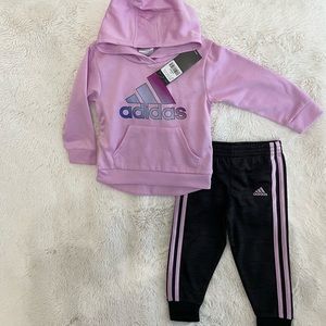 Brand New 2 Piece Toddler Adidas Set in Lilac